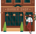 پیش‌نمایش فایل barber-welcoming-customer-to-shop-9468081 از پک فعالیت افراد