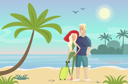 پیش‌نمایش فایل couple-standing-together-at-beach-9468087 از پک فعالیت افراد