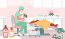 پیش‌نمایش فایل male-dermatologist-treating-female-patient-9468089 از پک فعالیت افراد