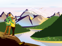 پیش‌نمایش فایل couple-enjoying-mountain-view-9467473 از پک متفرقه