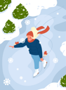 پیش‌نمایش فایل girl-doing-skiing-in-winter-9467458 از پک متفرقه