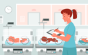 پیش‌نمایش فایل nurse-reporting-newborn-baby-vitals-9467463 از پک متفرقه