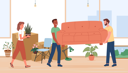 پیش‌نمایش فایل woman-getting-sofa-delivery-at-new-home-9467475 از پک متفرقه