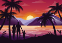 پیش‌نمایش فایل watching-the-sunset-9466543 از پک متفرقه