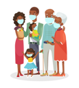 پیش‌نمایش فایل family-wearing-face-mask-for-safety-from-covid-virus-9483705 از پک فعالیت افراد