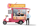 پیش‌نمایش فایل woman-serving-asian-food-from-truck-9483716 از پک فعالیت افراد