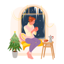 پیش‌نمایش فایل girl-drinking-coffee-9484543 از پک متفرقه