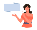 پیش‌نمایش فایل girl-showing-blank-board-9484274 از پک فعالیت افراد