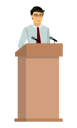 پیش‌نمایش فایل man-giving-speech-9484280 از پک فعالیت افراد