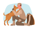 پیش‌نمایش فایل man-with-pet-dog-9484279 از پک فعالیت افراد