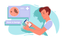 پیش‌نمایش فایل boy-using-online-healthcare-app-9484075 از پک مفهوم محور