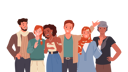 پیش‌نمایش فایل multicultural-group-9484077 از پک مفهوم محور