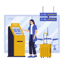 پیش‌نمایش فایل woman-self-check-in-at-automatic-machine-in-airport-terminal-7548306 از پک پرواز