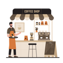 پیش‌نمایش فایل coffee-barista-serving-hot-coffee-7549187 از پک کافی شاپ