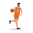 پیش‌نمایش فایل male-basketball-player-practicing-8759194 از پک بازیکن بسکتبال