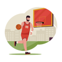 پیش‌نمایش فایل basketball-player-8777279 از پک ورزشکار بسکتبال