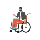 پیش‌نمایش فایل disable-man-sitting-on-wheelchair-8876222 از پک معلولیت‌های مردم