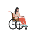 پیش‌نمایش فایل disable-woman-sitting-on-wheelchair-8876225 از پک معلولیت‌های مردم