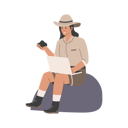 پیش‌نمایش فایل archeologist-woman-holding-soil-while-carrying-laptop-10099789 از پک باستان شناس