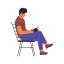 پیش‌نمایش فایل male-reader-10443429 از پک افراد در حال مطالعه کتاب