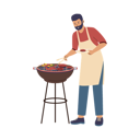 پیش‌نمایش فایل boy-doing-bbq-party-10443330 از پک مهمانی باربیکیو