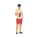 پیش‌نمایش فایل man-drinking-beer-10443328 از پک مهمانی باربیکیو