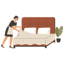 پیش‌نمایش فایل staff-hotel-cleaning-bed-11495054 از پک کارکنان هتل