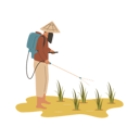 پیش‌نمایش فایل asian-farmer-sprays-pest-control-liquid-11609125 از پک کشاورزان برنج آسیایی