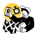 پیش‌نمایش فایل delivery-courier-man-holding-package-7138939 از پک شغل و حرفه