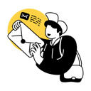 پیش‌نمایش فایل postman-holding-a-letter-to-send-7138941 از پک شغل و حرفه
