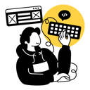 پیش‌نمایش فایل programmer-holding-mouse-and-keyboard-to-create-website-7138948 از پک شغل و حرفه
