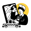 پیش‌نمایش فایل taxi-driver-looking-for-destination-location-with-smartphone-7138950 از پک شغل و حرفه