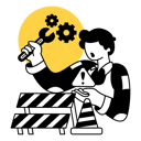 پیش‌نمایش فایل worker-holding-wrench-and-repairing-broken-machine-7138946 از پک شغل و حرفه