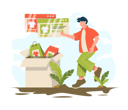 پیش‌نمایش فایل man-buying-clothes-online-3964255 از پک خرید آنلاین