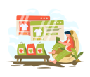 پیش‌نمایش فایل man-sitting-relaxed-and-shopping-online-using-mobile-phone-3964261 از پک خرید آنلاین