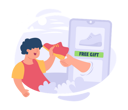 پیش‌نمایش فایل man-get-free-shoes-gifts-4061999 از پک فروشگاه آنلاین