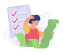 پیش‌نمایش فایل online-shopping-bill-4061992 از پک فروشگاه آنلاین