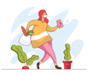 پیش‌نمایش فایل woman-doing-grocery-shopping-4075704 از پک همیشه ماسک زدن