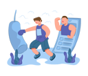 پیش‌نمایش فایل boxing-trainer-giving-instruction-to-boy-4065211 از پک ورزش در همه‌گیری