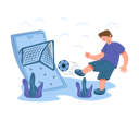 پیش‌نمایش فایل boy-playing-online-football-game-4065206 از پک ورزش در همه‌گیری