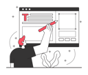پیش‌نمایش فایل man-designing-layout-website-4092190 از پک طراحی و توسعه