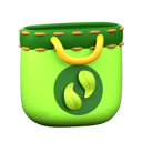 پیش‌نمایش فایل cloth-shopping-bag-8941033 از پک اکو - سبز