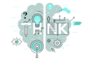 پیش‌نمایش فایل thin-line-flat-design-banner-for-think-web-page-learning-knowledge-innovation-creativity-solutions-4841697 از پک مبتنی بر مفهوم