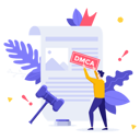 پیش‌نمایش فایل man-attaching-dmca-notice-5627364 از پک متفرقه