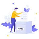 پیش‌نمایش فایل man-putting-vote-into-votebox-5627391 از پک متفرقه