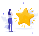 پیش‌نمایش فایل customer-giving-star-5627572 از پک متفرقه