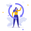 پیش‌نمایش فایل developer-with-arrow-cycle-5627568 از پک متفرقه
