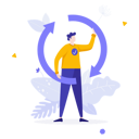 پیش‌نمایش فایل developer-with-arrow-cycle-5627569 از پک متفرقه