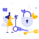 پیش‌نمایش فایل person-looking-at-padlock-and-keys-5627550 از پک متفرقه