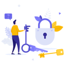 پیش‌نمایش فایل person-looking-at-padlock-and-keys-5627551 از پک متفرقه
